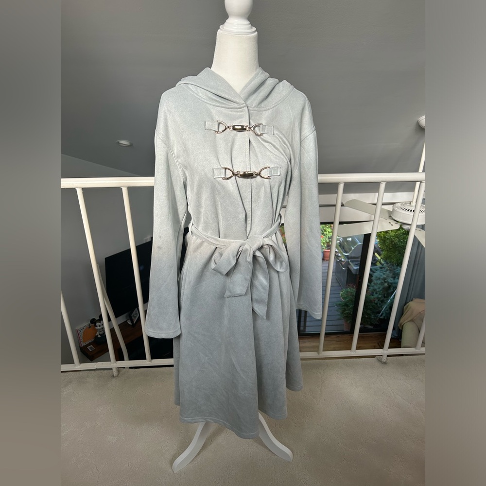 axes femme Women's Jacket Coat Lolita Gray Blue Kawaii Japan Japanese Brand